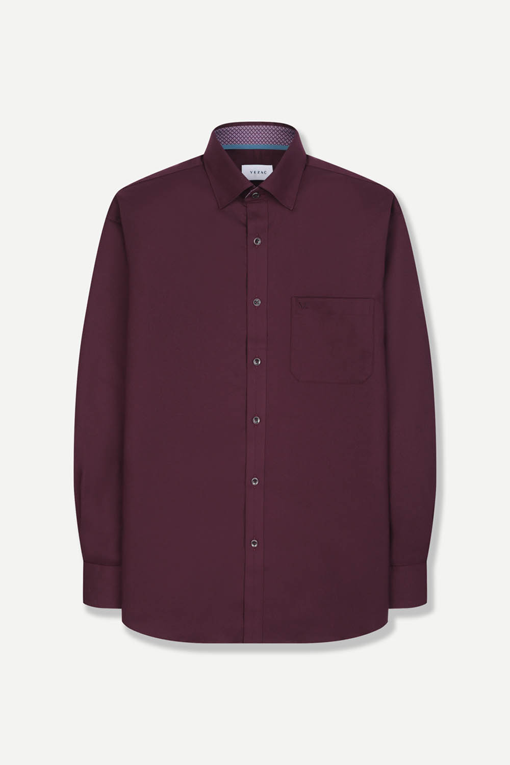 [공식몰] 논아이론 소프트 일반핏 셔츠 와인