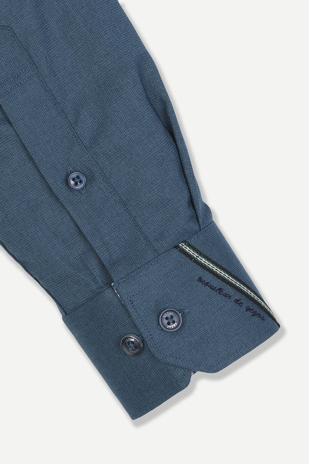 [선물포장][예작][이지케어] 논아이론 슬림핏 구김적은 셔츠 네이비