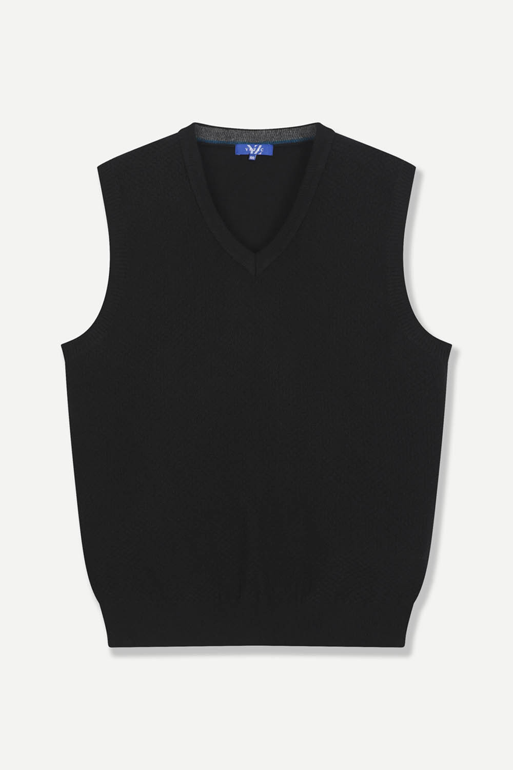 [공식몰] 베이직 V넥 니트 베스트 블랙