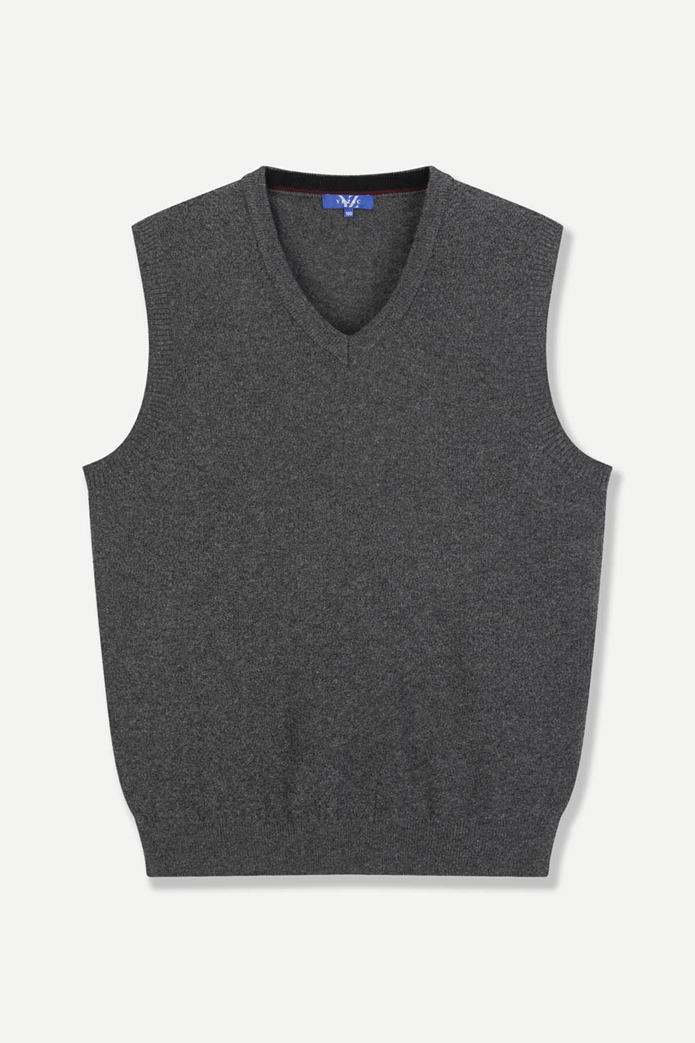 [공식몰] 베이직 V넥 니트 베스트 블랙