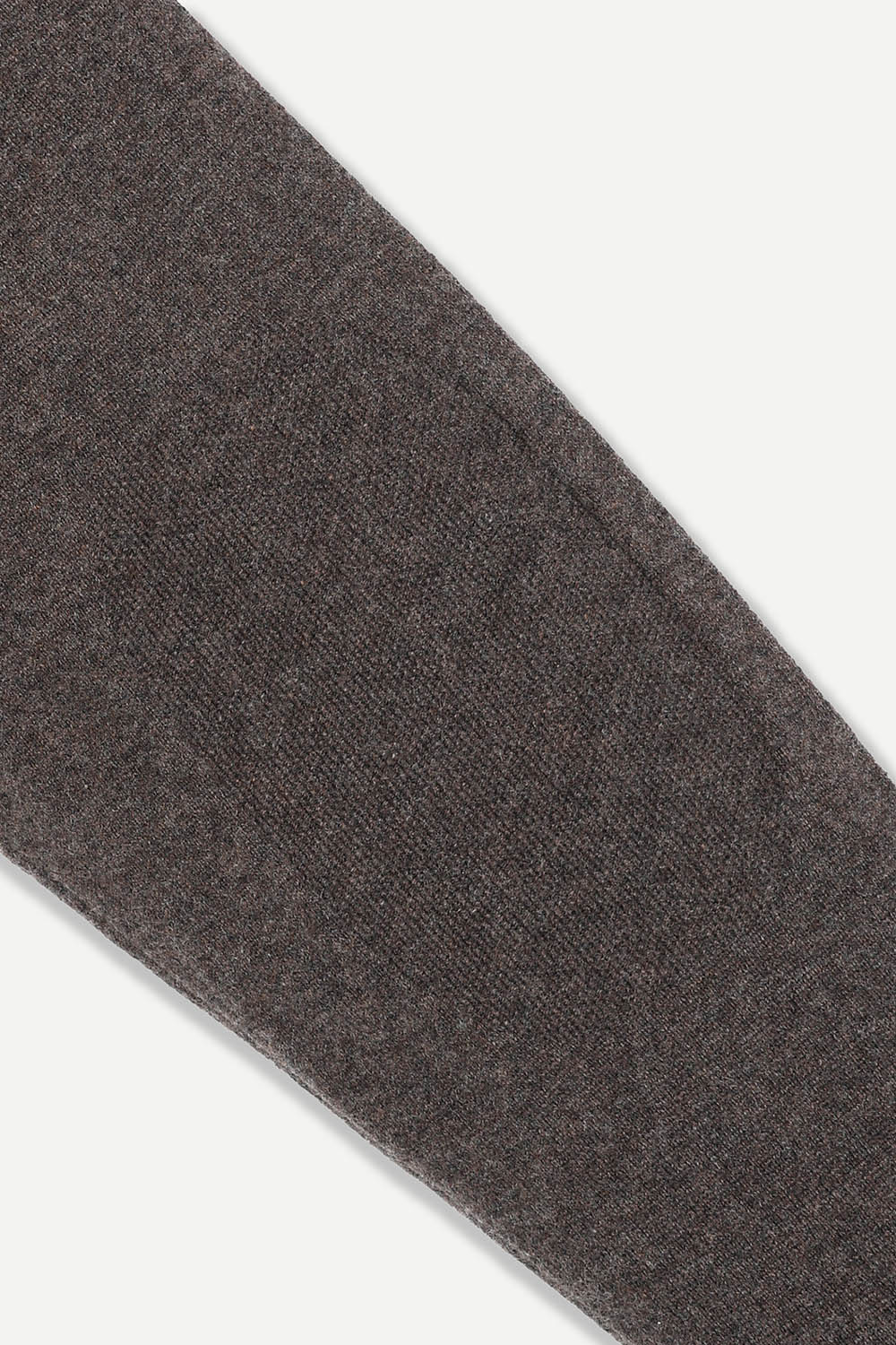 [공식몰] 배색 브이넥 버튼 니트 가디건 브라운