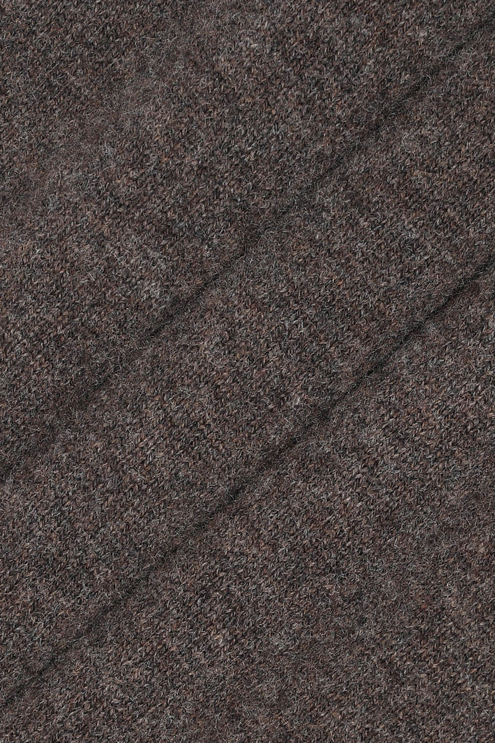 [공식몰] 배색 브이넥 버튼 니트 가디건 브라운