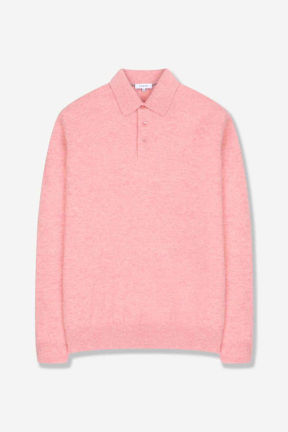 [공식몰] 소프트 캐시미어 100% 카라 니트 핑크