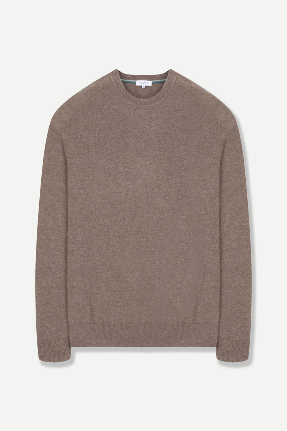 [공식몰] 베이직 캐시미어 100% 크루넥 니트 브라운