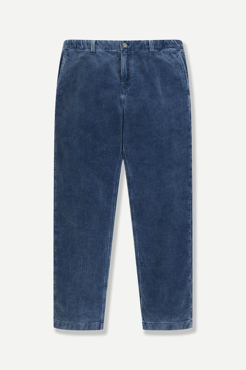 [공식몰] 블루 워싱 코듀로이 밴딩 팬츠 블루