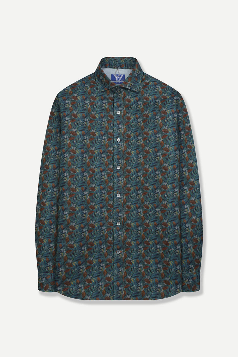 [선물포장][예작] 플로럴 프린트 모 미드나잇 프린트 셔츠 민트