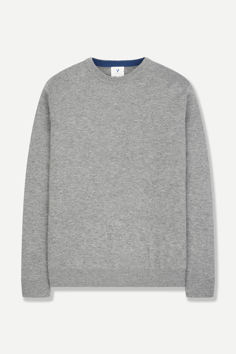 [예작] 캐시미어 혼방 크루넥 스웨터 그레이