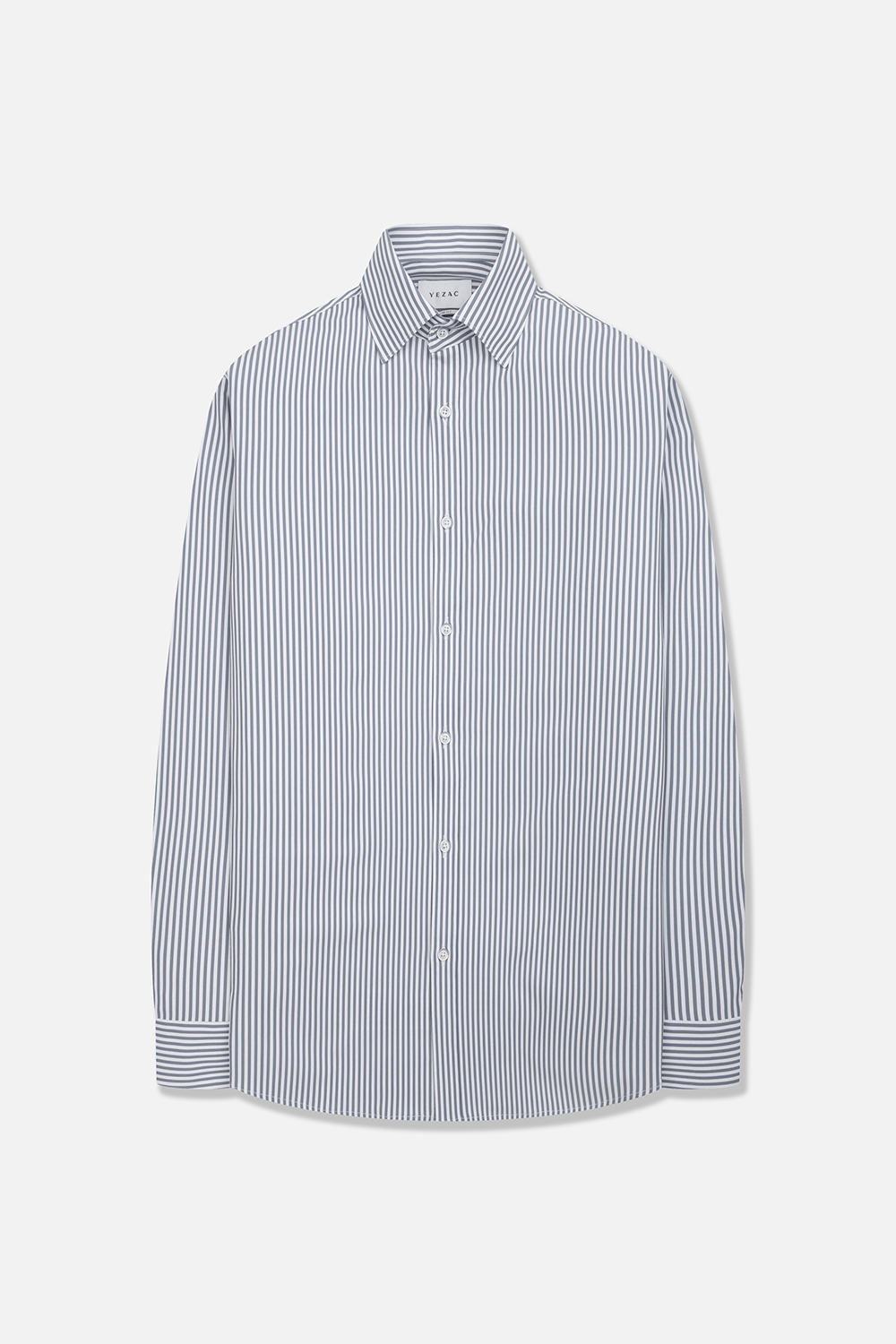 [예작][이지케어] 쿨터치 구김적은 런던 스트라이프 슬림핏 셔츠 그레이