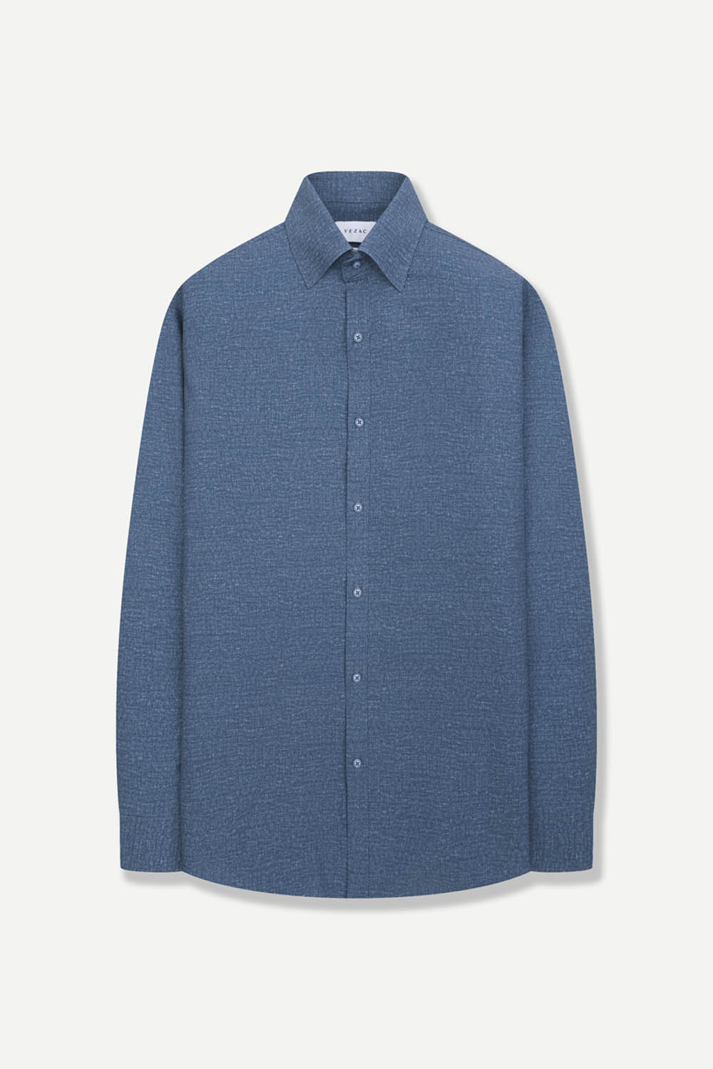 [예작][이지케어] 쿨터치 스트라이프 슬림핏 셔츠 네이비