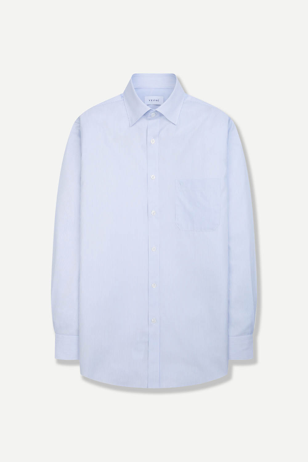 [예작] 소프트 스트라이프 레귤러핏 드레스 셔츠 블루