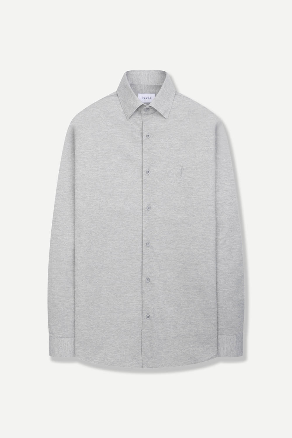 [예작] 소프트 저지 스판 슬림핏 드레스 셔츠 그레이