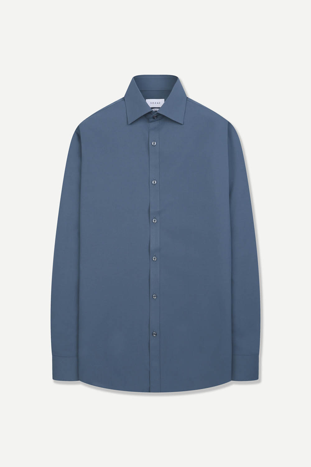 [예작] 쿨 뱀부 솔리드 슬림핏 드레스 셔츠 네이비